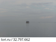 Речной пейзаж. Шекснинское водохранилище. Вологодская область (2019 год). Редакционное фото, фотограф Free Wind / Фотобанк Лори