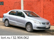 Volkswagen Voyage (2017 год). Редакционное фото, фотограф Art Konovalov / Фотобанк Лори