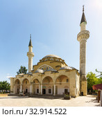 Главная мечеть Евпатории Джума-Джами (2019 год). Стоковое фото, фотограф Наталья Гармашева / Фотобанк Лори