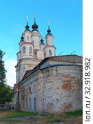 Город Калуга. Церковь Космы и Дамиана Римских в Ямской слободе (2014 год). Стоковое фото, фотограф Зобков Юрий / Фотобанк Лори