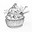 Illustration - dessert in a cup of ice cream and cream. Стоковая иллюстрация, иллюстратор Иванов Алексей / Фотобанк Лори