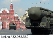 Военная техника на генеральной репетиции парада на Красной площади в честь Дня Победы (2019 год). Редакционное фото, фотограф Free Wind / Фотобанк Лори
