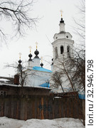 Церковь Покрова Пресвятой Богородицы на рву. Улица Марата, 4. Город Калуга. Калужская область. Россия (2011 год). Стоковое фото, фотограф lana1501 / Фотобанк Лори