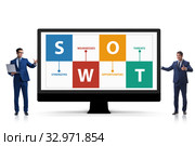 SWOT technique concept for business. Стоковое фото, фотограф Elnur / Фотобанк Лори