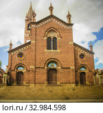 Facade of St. Josephs Cathedral aka Church of Our Lady of the Rosary, Asmara (2011 год). Редакционное фото, фотограф Сергей Майоров / Фотобанк Лори