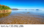 Landscape at Lake Balaton,Hungary. Стоковое фото, фотограф Gábor Páll / PantherMedia / Фотобанк Лори