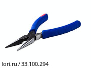Pliers isolated on a white background. Стоковое фото, фотограф Oleksandr Chub / PantherMedia / Фотобанк Лори
