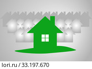 Green ecology house concept. Стоковое фото, фотограф Jaroslav Frank / PantherMedia / Фотобанк Лори