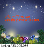 greeting Christmas card. Стоковое фото, фотограф Andrey Lipinskiy / PantherMedia / Фотобанк Лори