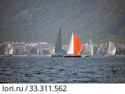 Яхты в заливе у турецкого города Мармарис (2019 год). Стоковое фото, фотограф Free Wind / Фотобанк Лори