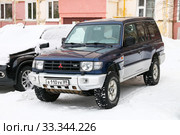 Mitsubishi Pajero (2020 год). Редакционное фото, фотограф Art Konovalov / Фотобанк Лори