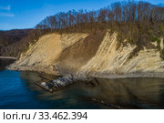 Краснодарский край, Туапсинский район, скалы Мышиные Норы на мысе Кадош. Стоковое фото, фотограф glokaya_kuzdra / Фотобанк Лори