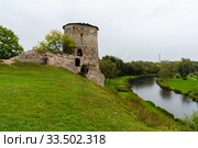 Гремячая башня. Псков (2019 год). Стоковое фото, фотограф Александр Щепин / Фотобанк Лори