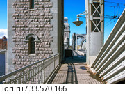 Мост Большеохтинский (Императора Петра Великого). Санкт-Петербург (2020 год). Стоковое фото, фотограф Сергей Афанасьев / Фотобанк Лори