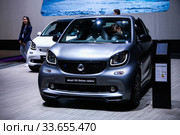 Smart EQ Fortwo (2019 год). Редакционное фото, фотограф Art Konovalov / Фотобанк Лори