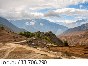 Village of Jharkot, Lower Mustang, Nepal (2012 год). Стоковое фото, фотограф Юлия Бабкина / Фотобанк Лори