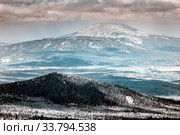 Mount Yamantau, the highest peak of the South Urals Bashkortostan Russia. Стоковое фото, фотограф Акиньшин Владимир / Фотобанк Лори