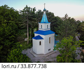 Краснодарский край, Туапсинский район, храм-часовня Дмитрия Солунского (2020 год). Редакционное фото, фотограф glokaya_kuzdra / Фотобанк Лори