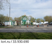 Храм преподобного Сергия Радонежского. Красноярская улица, владение 11. Район Гольяново. Город Москва (2020 год). Редакционное фото, фотограф lana1501 / Фотобанк Лори