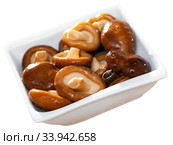 Pickled shiitake mushrooms. Стоковое фото, фотограф Яков Филимонов / Фотобанк Лори