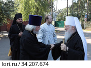 Великое освящение Воскресенского храма поселка Быково Раменского района (2020 год). Редакционное фото, фотограф Дмитрий Неумоин / Фотобанк Лори