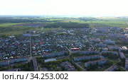 Панорама города Сухой Лог. Свердловская область. Россия (2020 год). Стоковое видео, видеограф Евгений Ткачёв / Фотобанк Лори