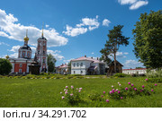 Varnitsky Trinity-Sergius Monastery in the Yaroslavl Region, Rostov Veliky, Varnitsa settlement (2020 год). Стоковое фото, фотограф Валерий Смирнов / Фотобанк Лори