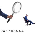Concept of employee monitoring by boss. Стоковое фото, фотограф Elnur / Фотобанк Лори