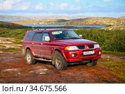 Mitsubishi Pajero Sport (2020 год). Редакционное фото, фотограф Art Konovalov / Фотобанк Лори