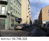 Бродников переулок. Район Якиманка. Город Москва (2010 год). Редакционное фото, фотограф lana1501 / Фотобанк Лори