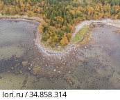 Мыс на Белом море. Литоральная зона. Стоковое фото, фотограф Яковлев Сергей / Фотобанк Лори