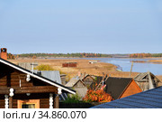 Pomors village Virma in Karelia, Russia (2020 год). Стоковое фото, фотограф Знаменский Олег / Фотобанк Лори
