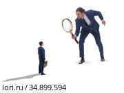 Concept of employee monitoring by boss. Стоковое фото, фотограф Elnur / Фотобанк Лори