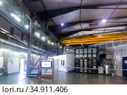Image of ALBA synchrotron modern building interior indoors (2019 год). Редакционное фото, фотограф Яков Филимонов / Фотобанк Лори