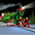 Vector Christmas card with cartoon Santa Express. Стоковая иллюстрация, иллюстратор Александр Володин / Фотобанк Лори