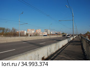 Шелепихинский мост. Шмитовский проезд. Район Филевский парк. Город Москва. Россия (2010 год). Редакционное фото, фотограф lana1501 / Фотобанк Лори