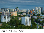 Москва, городская застройка в районе Котловка (2020 год). Стоковое фото, фотограф glokaya_kuzdra / Фотобанк Лори