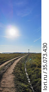 Поле Ирменского сражения 1598 года (2020 год). Редакционное фото, фотограф Чернов Виктор / Фотобанк Лори