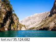 Река Сулак. Сулакский каньон. Дагестан. Россия (2020 год). Стоковое фото, фотограф Сергей Афанасьев / Фотобанк Лори