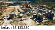 Cement plant in Bunol, Spain. Стоковое фото, фотограф Яков Филимонов / Фотобанк Лори