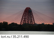 Живописный Мост. Проспект Маршала Жукова. Район Хорошево-Мневники. Город Москва. Россия (2010 год). Редакционное фото, фотограф lana1501 / Фотобанк Лори
