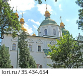 Фрагмент здания Софийского собора  летним днем. Киев, Украина (2007 год). Стоковое фото, фотограф Ирина Борсученко / Фотобанк Лори