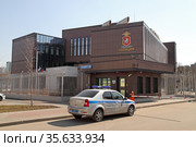 Отдел МВД по району Хорошево-Мневники города Москвы (2021 год). Редакционное фото, фотограф Сергей Соболев / Фотобанк Лори