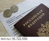 Кадровый отчет о  страховом стаже. Стоковое фото, фотограф Татьяна Т / Фотобанк Лори