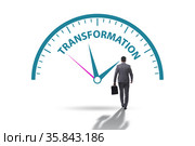Concept of organisational change and transfomation with business. Стоковое фото, фотограф Elnur / Фотобанк Лори