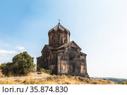 Armenia, Church of the 11th century Vahramashen near the fortress Amberd (2018 год). Стоковое фото, фотограф Наталья Волкова / Фотобанк Лори