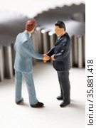 Businessmen models. Стоковое фото, агентство Ingram Publishing / Фотобанк Лори