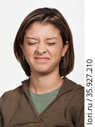 Portrait of young adult Caucasian woman. Стоковое фото, фотограф Shannon Fagan / Ingram Publishing / Фотобанк Лори