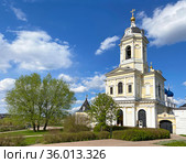 Колокольня Высоцкого монастыря, Серпухов (2021 год). Стоковое фото, фотограф Мария Кылосова / Фотобанк Лори