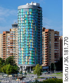 Москва, улица Новочерёмушкинская, дом 60, жилой комплекс "Авангард" (2020 год). Редакционное фото, фотограф glokaya_kuzdra / Фотобанк Лори